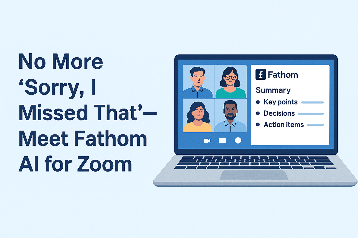 No More ‘Sorry, I Missed That’ – Meet Fathom AI for Zoom