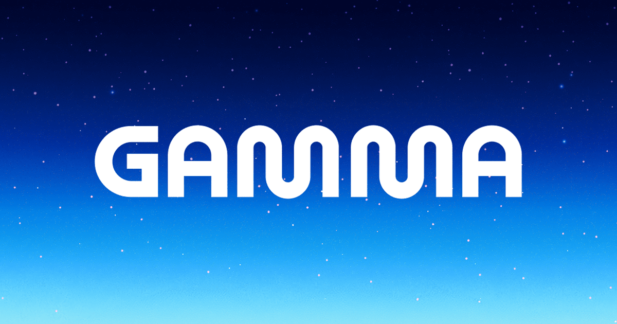 Gamma – Create Polished Decks Without Designing Slides